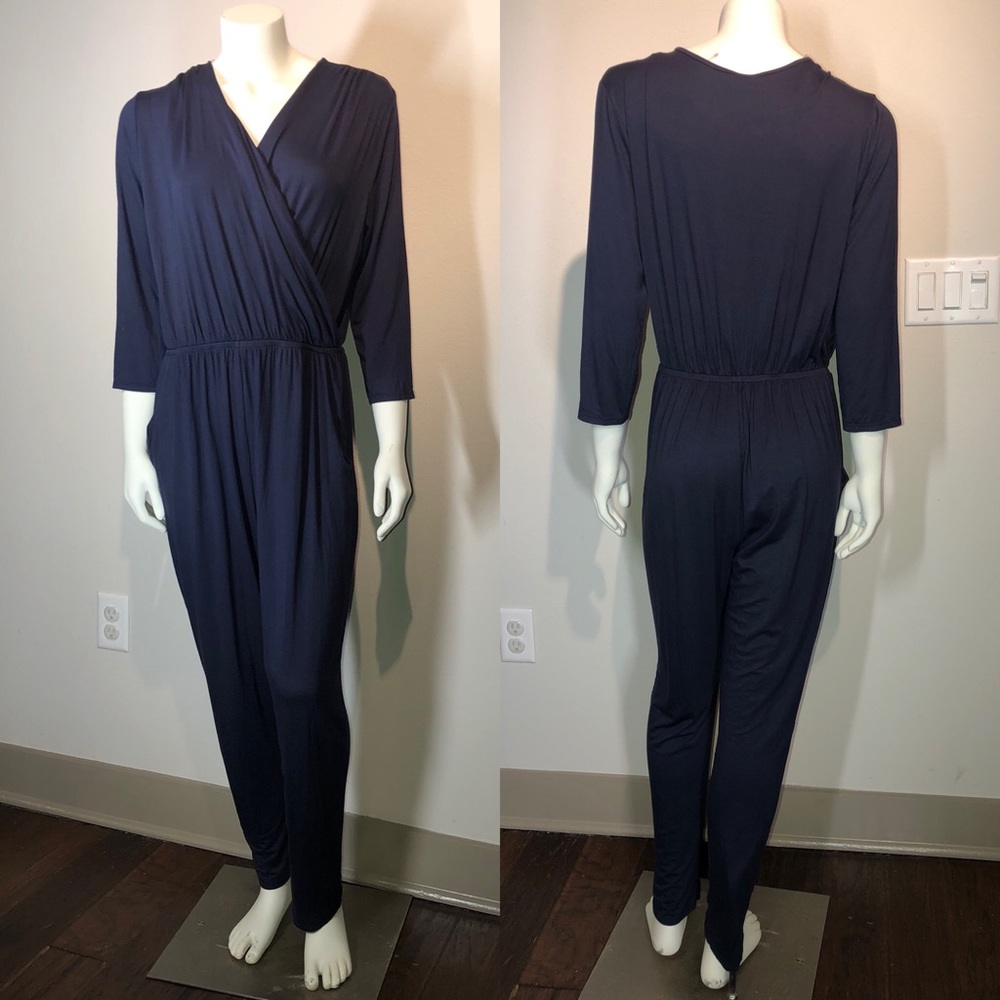 Freeloaders Navy Blue Jumpsuit NWOT